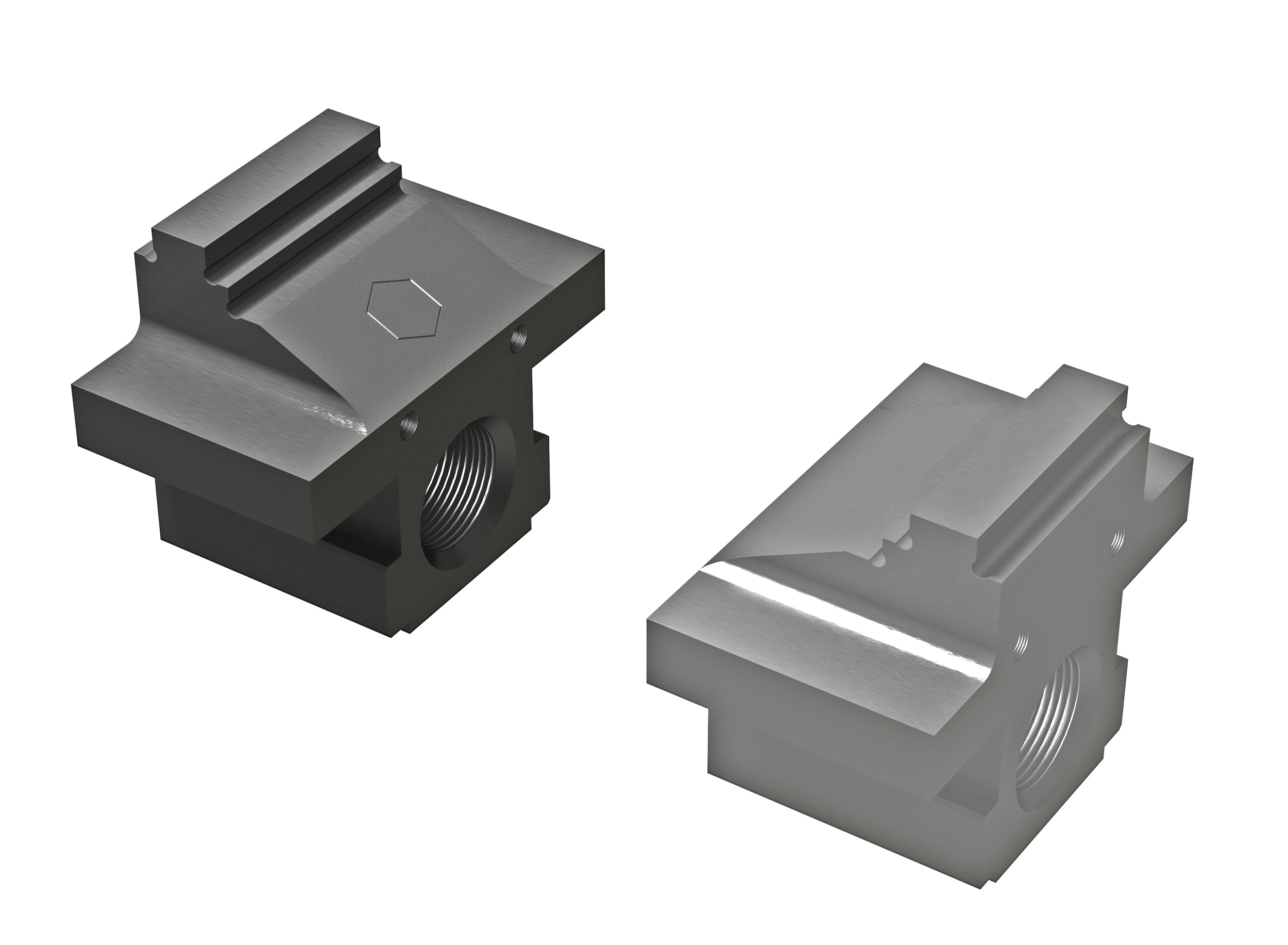 Stufenbacken breitenreduziert b38 Glatt links 