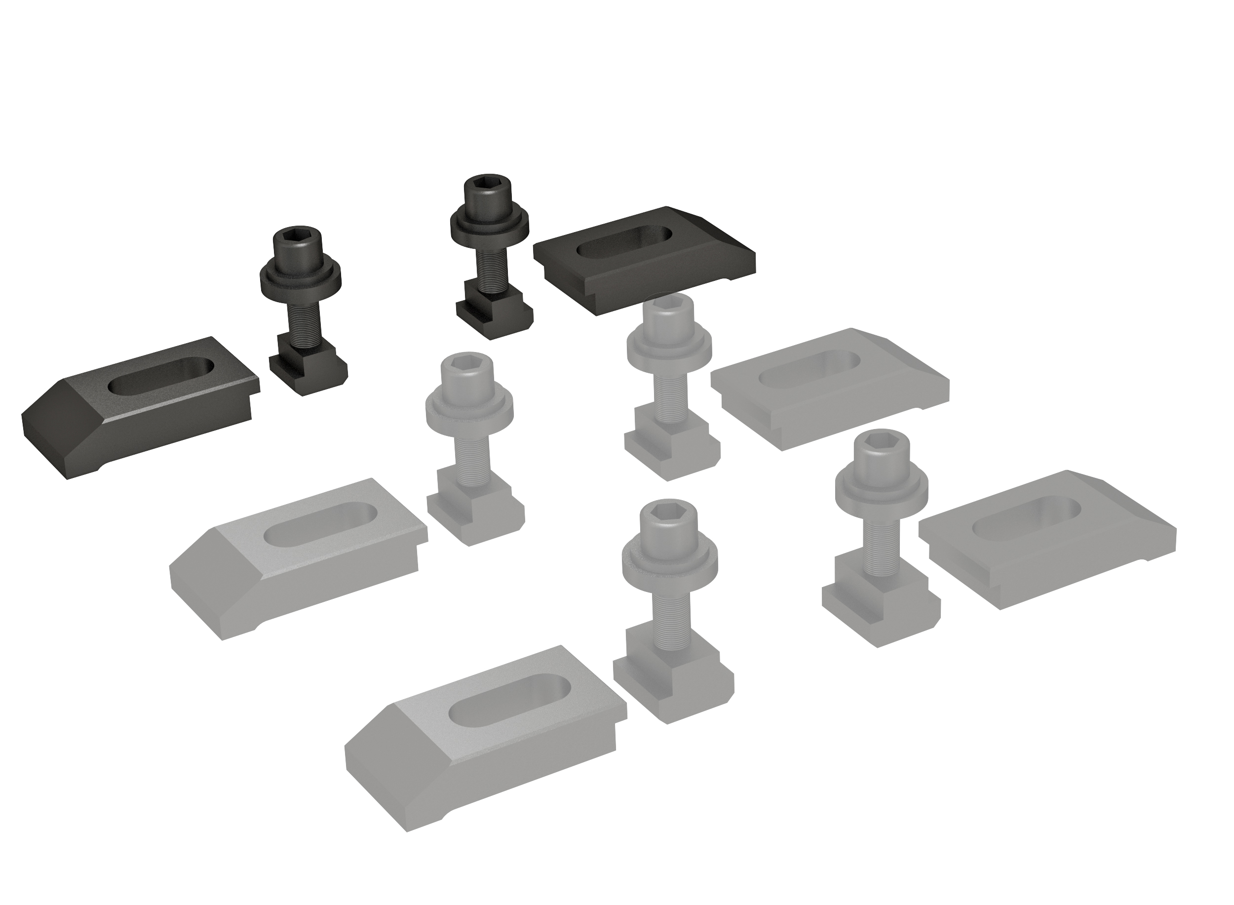 Spannpratzensatz kpl. T-Nut 14/M12 