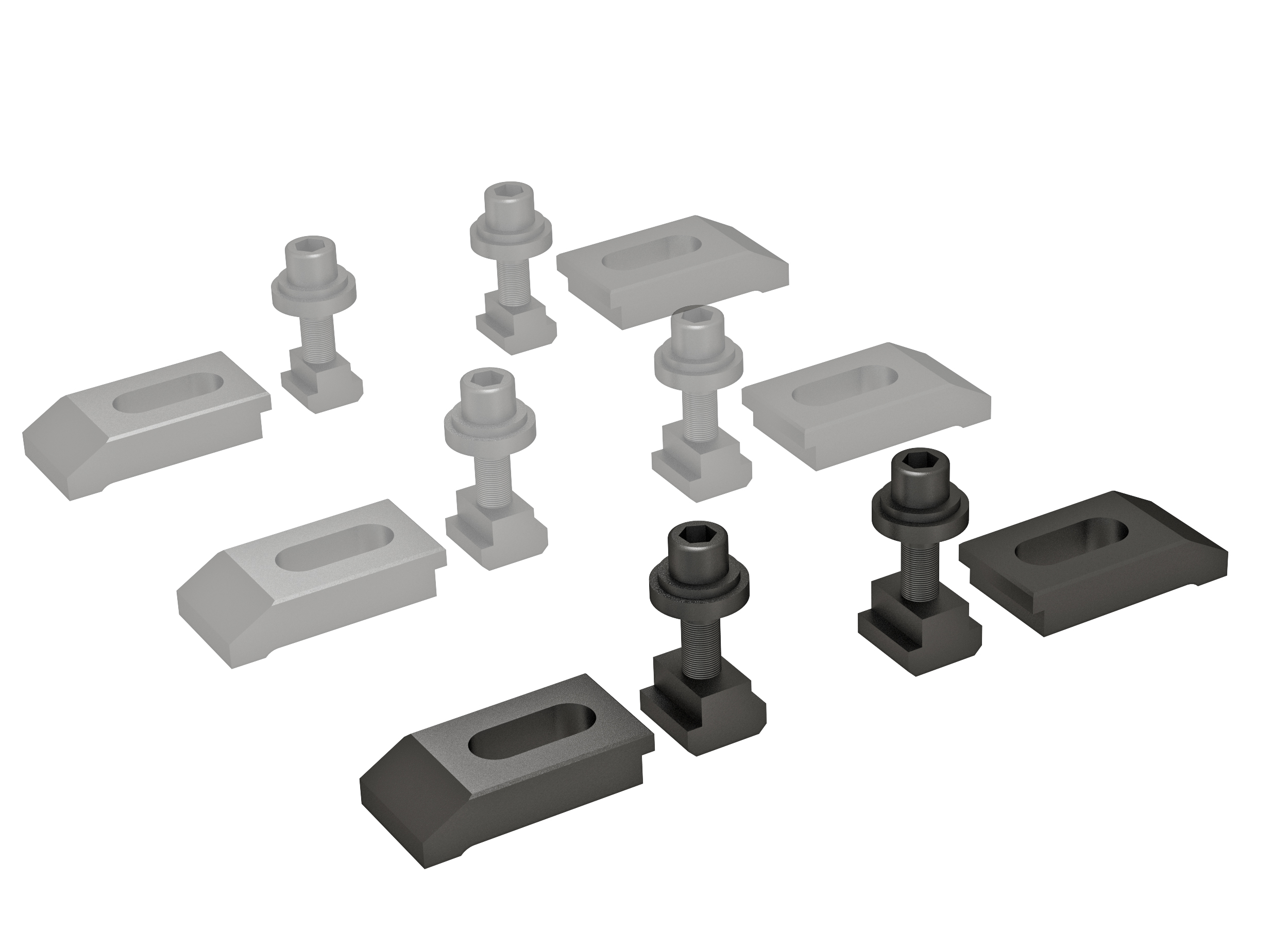 Spannpratzensatz kpl. T-Nut 18/M12 