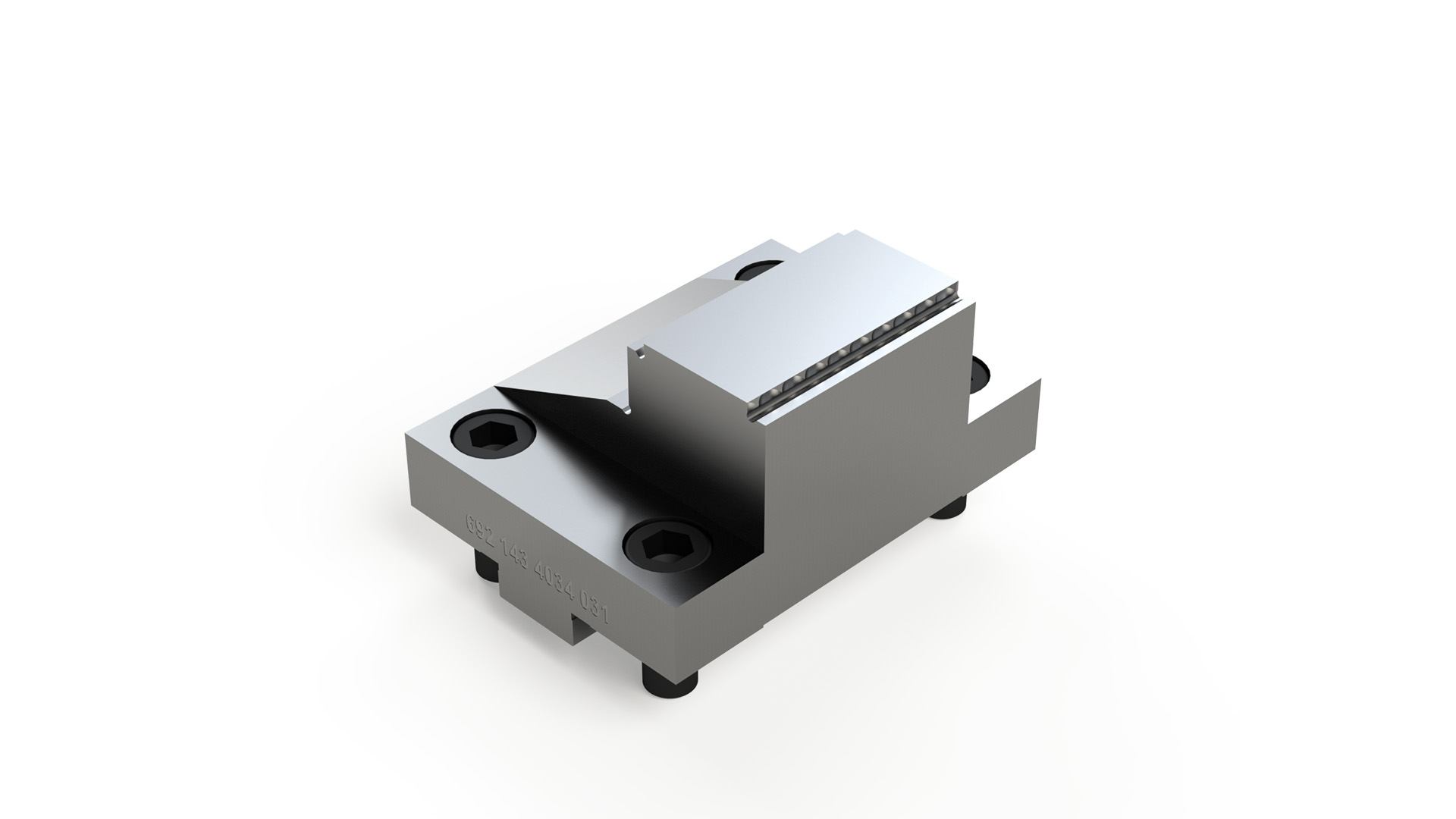 Backe 64 mm fix mit Grippreihe 