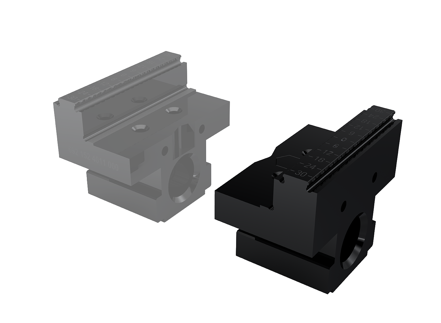 Grippbacke b67 mit Grippreihe LANG rechts 