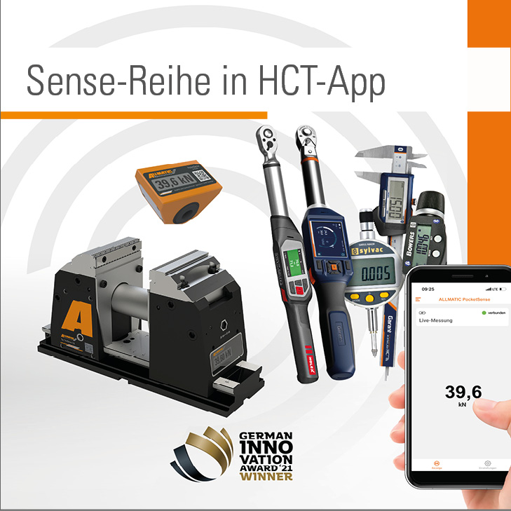 ALLMATIC Sense-Reihe in HCT-App