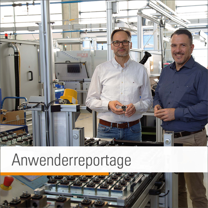 Gut gespannt für die horizontale Bearbeitung